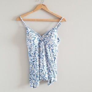 American Rag Blue Floral Tank